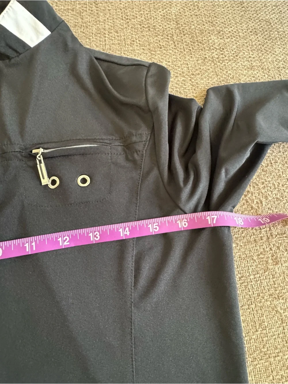 jamie sadock Black Long-Sleeve Quarter-Zip Golf Top